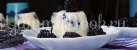 бланманже с ежевикой. Шаг 7