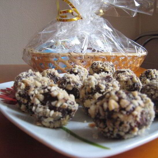 Рецепт домашние трюфели с фундуком