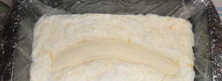 французский шоколадный террин с бананом и клюквой. Шаг 17