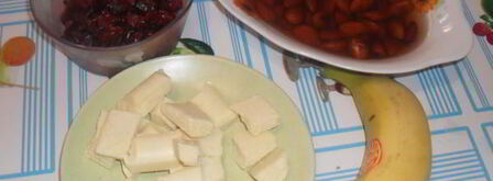 французский шоколадный террин с бананом и клюквой. Шаг 7