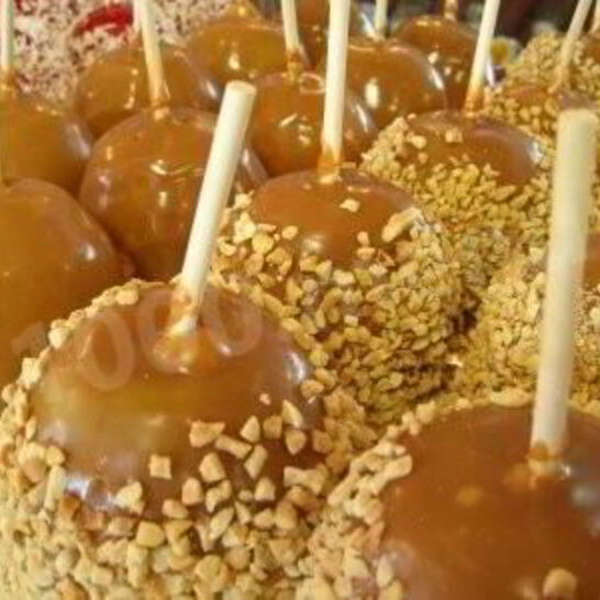 Рецепт фрукты под карамелью