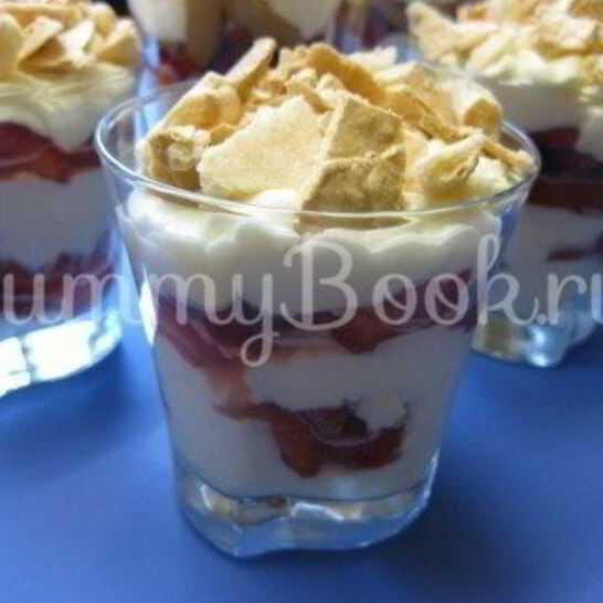 Рецепт клубничный десерт с маскарпоне