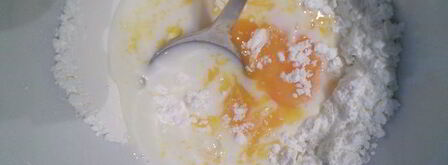 клубничные бухтельн с ванильным пудингом и штрейзелем. Шаг 4