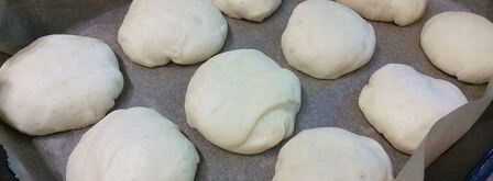 клубничные бухтельн с ванильным пудингом и штрейзелем. Шаг 10