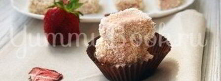 домашние клубничные конфеты. Шаг 10