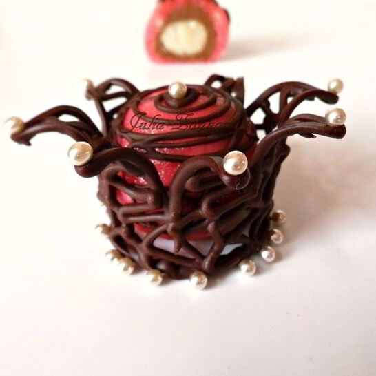 Рецепт домашние конфеты из макадамии, нуги, марципана и шоколада