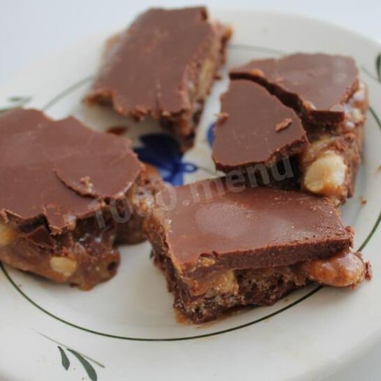 Рецепт домашний сникерс