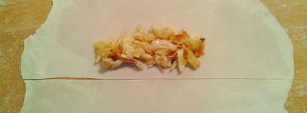 хрустяшки из теста брик мешочки, конфеты, сигары. Шаг 9