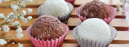 кокосовые конфеты с фундуком. Шаг 9