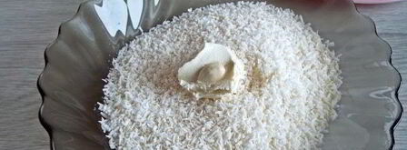 кокосовые конфеты снежки. Шаг 12