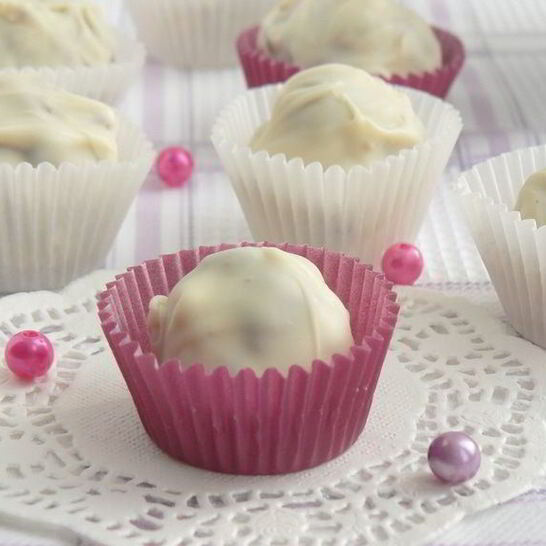 Рецепт конфеты в белом шоколаде