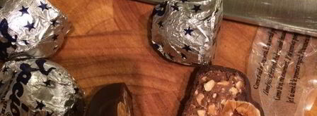 шоколадное джелато с фундуком и конфетами бачио. Шаг 5