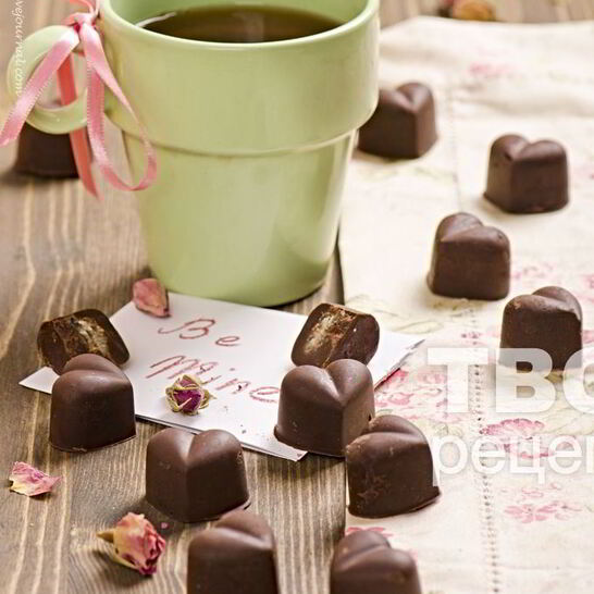 Рецепт шоколадные конфеты с начинкой из имбирных цукатов