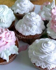 Белковый крем с желирующим сахаром