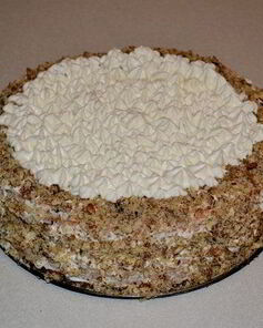 Бисквит со сливочным кремом