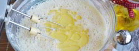 блинные рулетики с крабовым кремом. Шаг 4