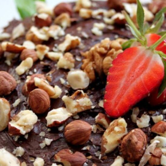 Рецепт чизкейк с шоколадно-ореховым кремом