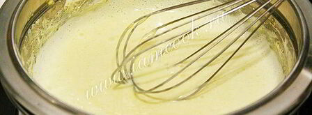 итальянский яичный крем с клюквой. Шаг 5