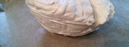 карамельная павлова со сливочным кремом и яичным ликером. Шаг 4