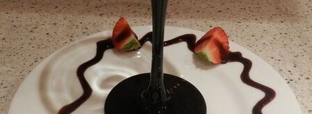 клубничная пена с ликером и бальзамическим кремом. Шаг 5