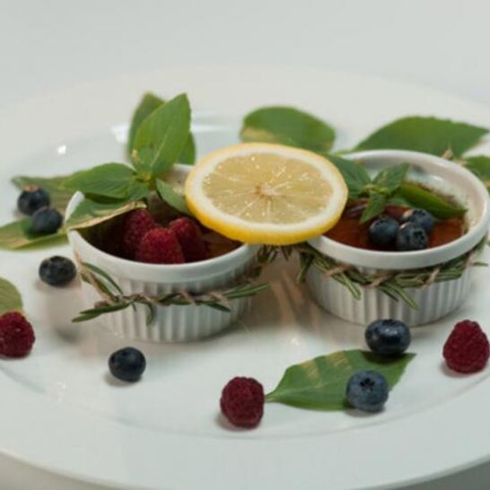 Рецепт крем-брюле с розмарином