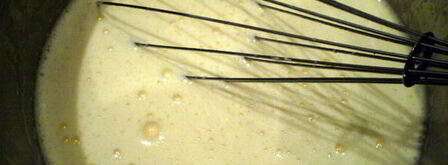 малиновый десерт с кремом патисьер и штрейзелем. Шаг 4