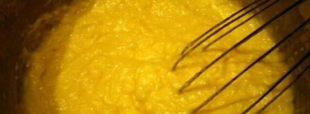 малиновый десерт с кремом патисьер и штрейзелем. Шаг 5