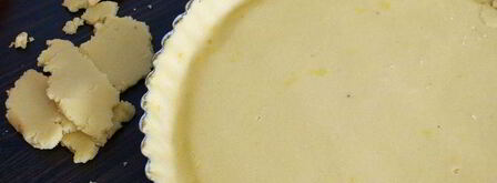 миндальная кростата с лимонным кремом летний сад. Шаг 10