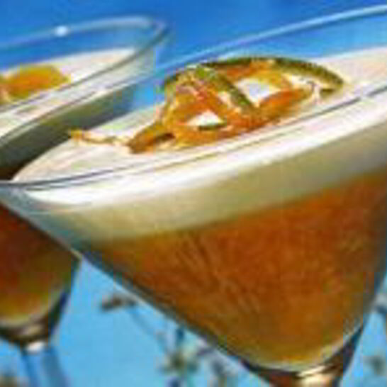 Рецепт персиковое пюре с заварным кремом