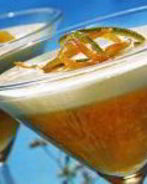 Персиковое пюре с заварным кремом