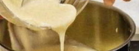 персиковое пюре с заварным кремом. Шаг 4