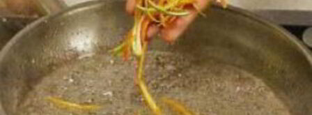 персиковое пюре с заварным кремом. Шаг 5