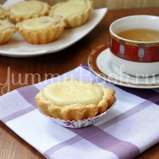 Рецепт песочные корзиночки с творожным кремом