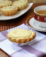 Песочные корзиночки с творожным кремом