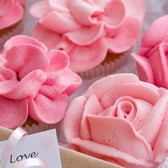 Рецепт розовый сливочный крем