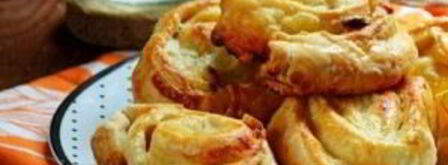 слоеные коржики с заварным кремом. Шаг 5