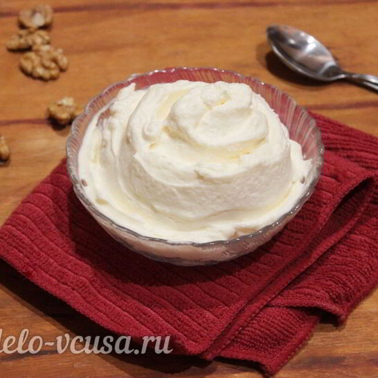 Рецепт сметанный крем