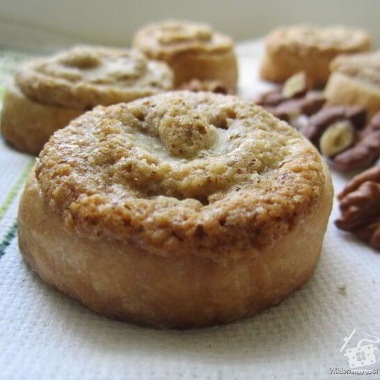 Рецепт спиральки с кремом из грецкого ореха