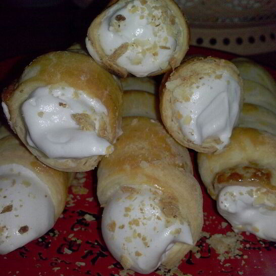 Рецепт трубочки с белковым заварным кремом