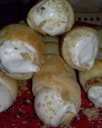 Трубочки с белковым заварным кремом