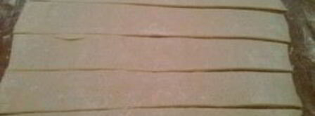 трубочки с белковым заварным кремом. Шаг 2