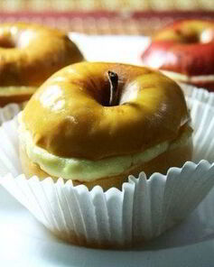 Запеченные яблоки с творожным кремом