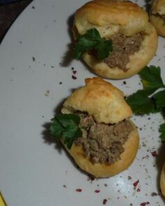 Заварные булочки с печеноным кремом