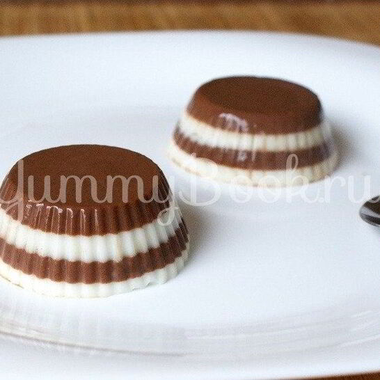 Рецепт молочно-шоколадный десерт