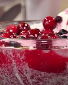 Быстрый десерт из мороженого