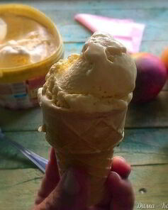 Домашнее манговое мороженое