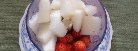 дынно-клубничное мороженое. Шаг 4