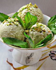 Фисташковое мороженое