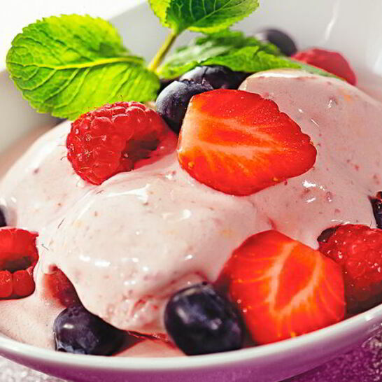 Рецепт клубничное мороженое