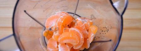 легкое домашнее мороженое мандариновое. Шаг 2